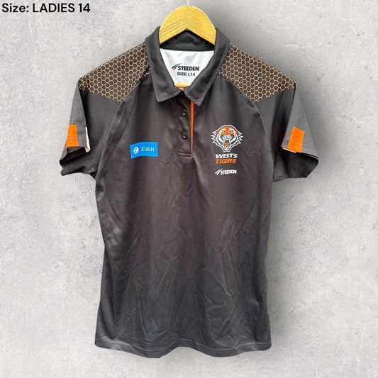 Wests Tigers Steedan Women’s Media Polo Shirt