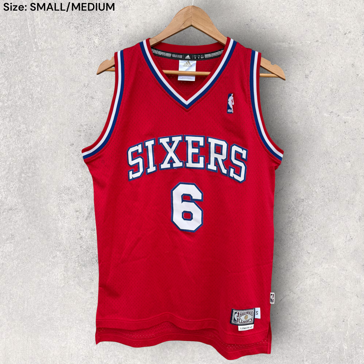 Julius Erving Dr J Philadelphia 76ers Adidas Hardwood Classic 2015 NBA Jersey