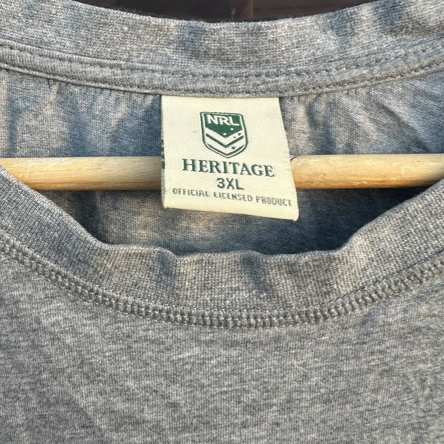 WESTS TIGERS HERITAGE GREY SHIRT