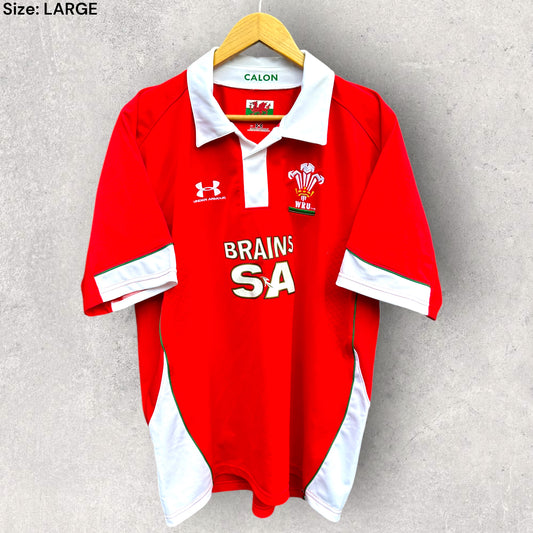 WALES 2005 RUGBY UNION UNDER ARMOUR RED JERSEY BRAND NEW WITH TAGS