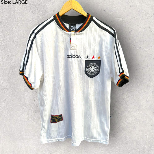 GERMANY 1996 ADIDAS FOOTBALL HOME JERSEY