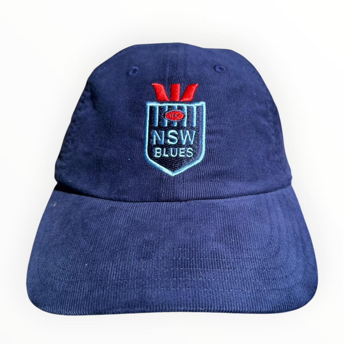 NSW Blues Adidas State Of Origin 2025 Corduroy Baseball Hat Cap Brand New