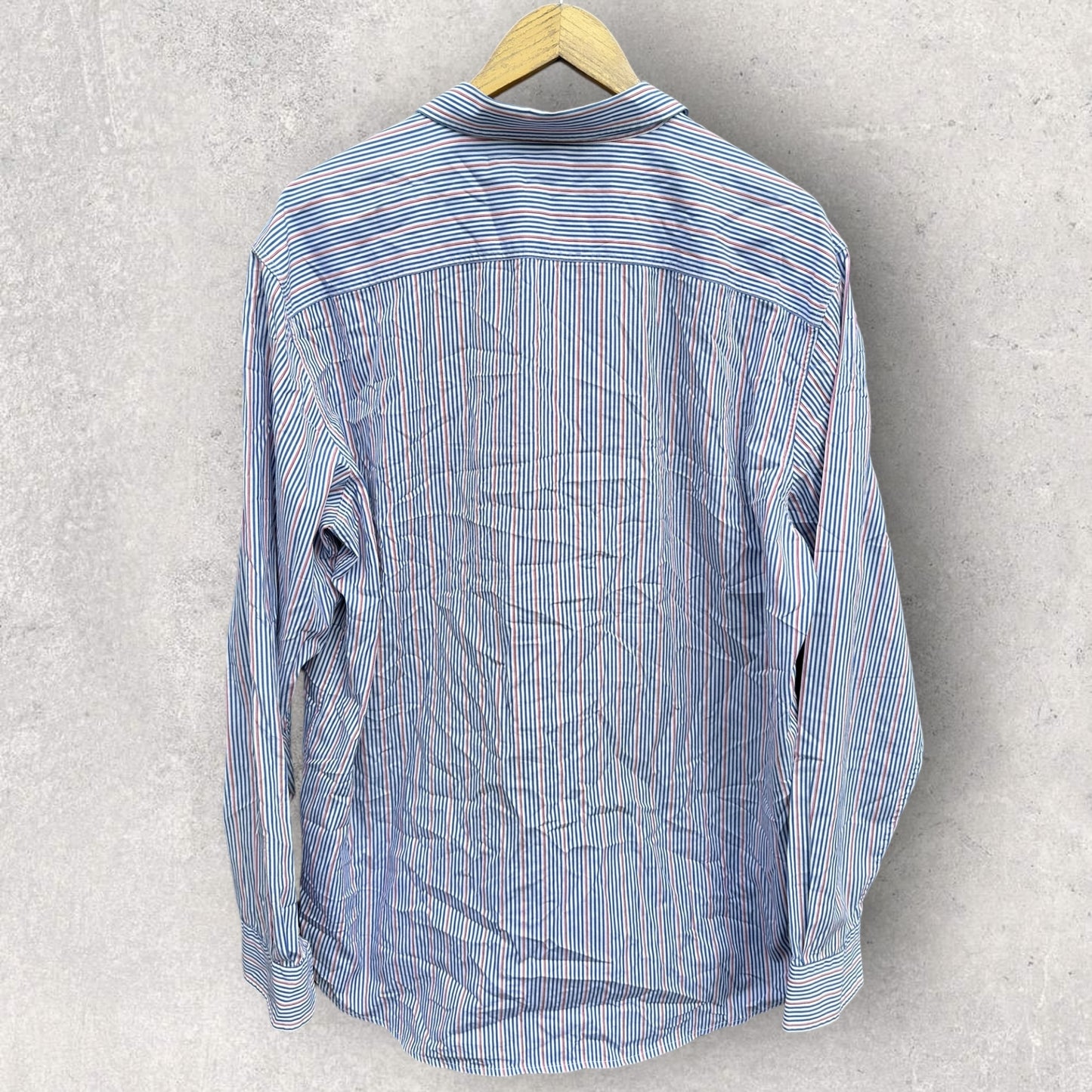 RM WILLIAMS LONG SLEEVE BUTTON UP BLUE/WHITE/RED SHIRT