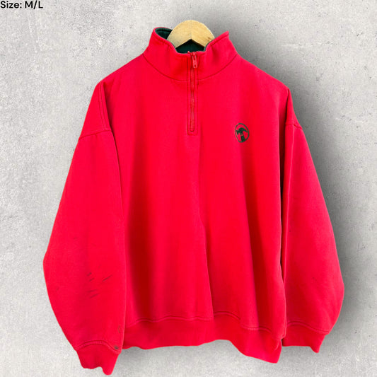 BUNNINGS WAREHOUSE HALF ZIP PULLOVER JUMPER