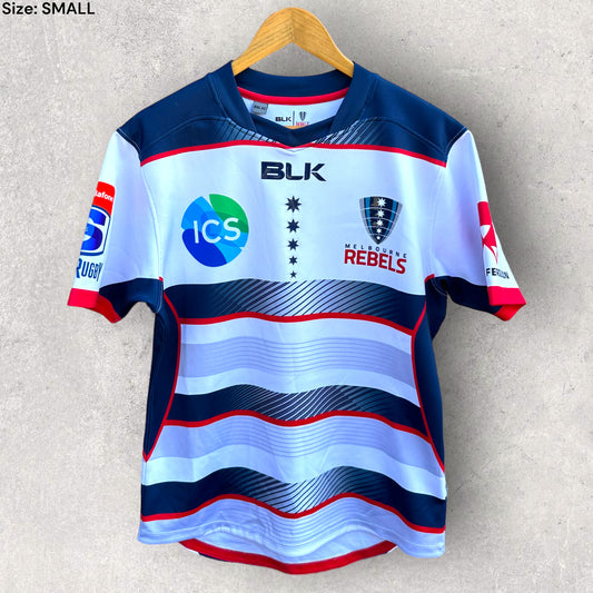 MELBOURNE REBELS SUPER RUGBY BLK JERSEY