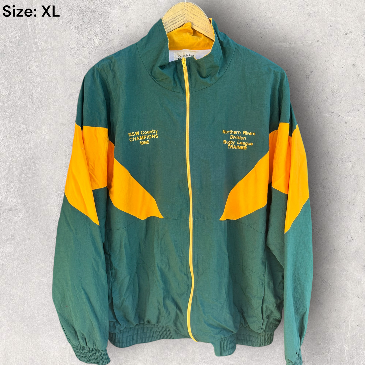 Country Rugby League NSW 1995 Championships Trainer Windbreaker Jacket