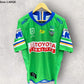 EMRE GULER CANBERRA RAIDERS 2022 HERITAGE MATCH WORN JERSEY + SIGNED