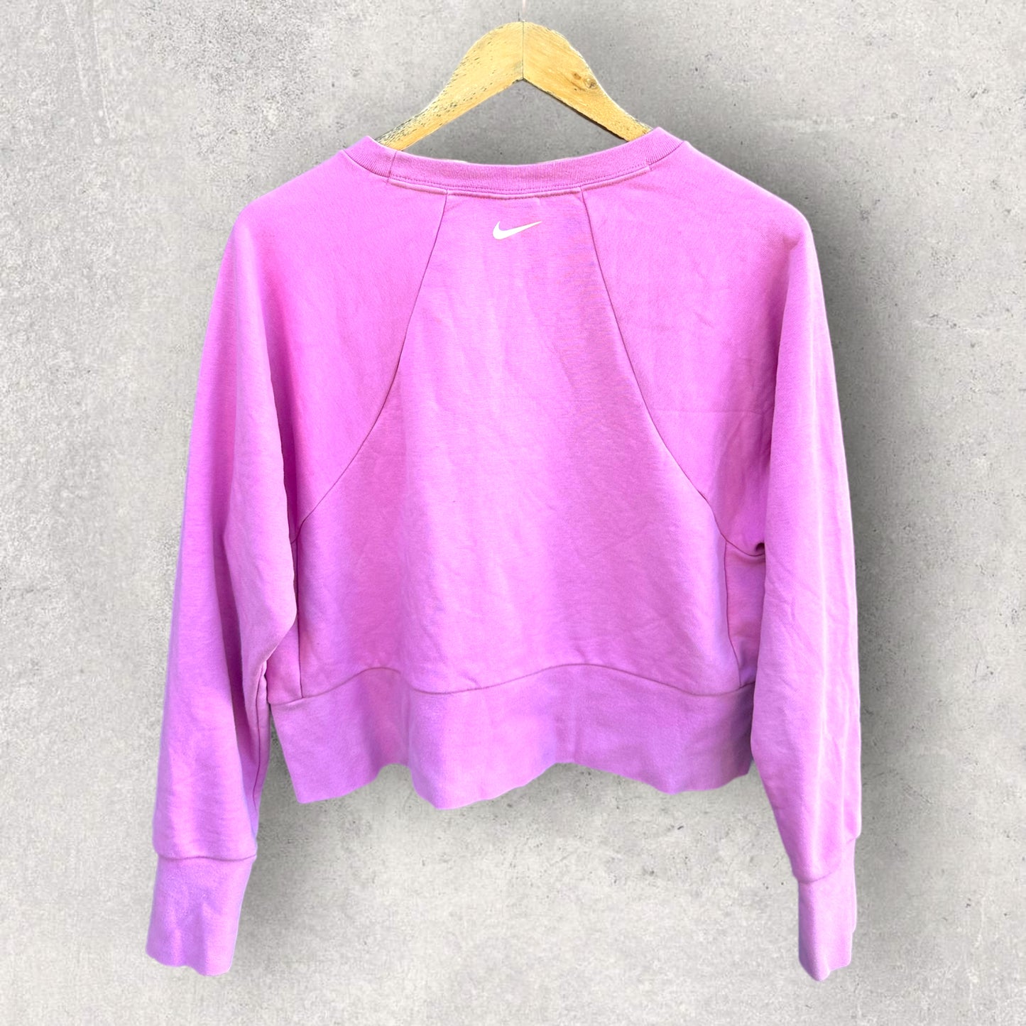 NIKE FELPA LADIES PINK CROP JUMPER