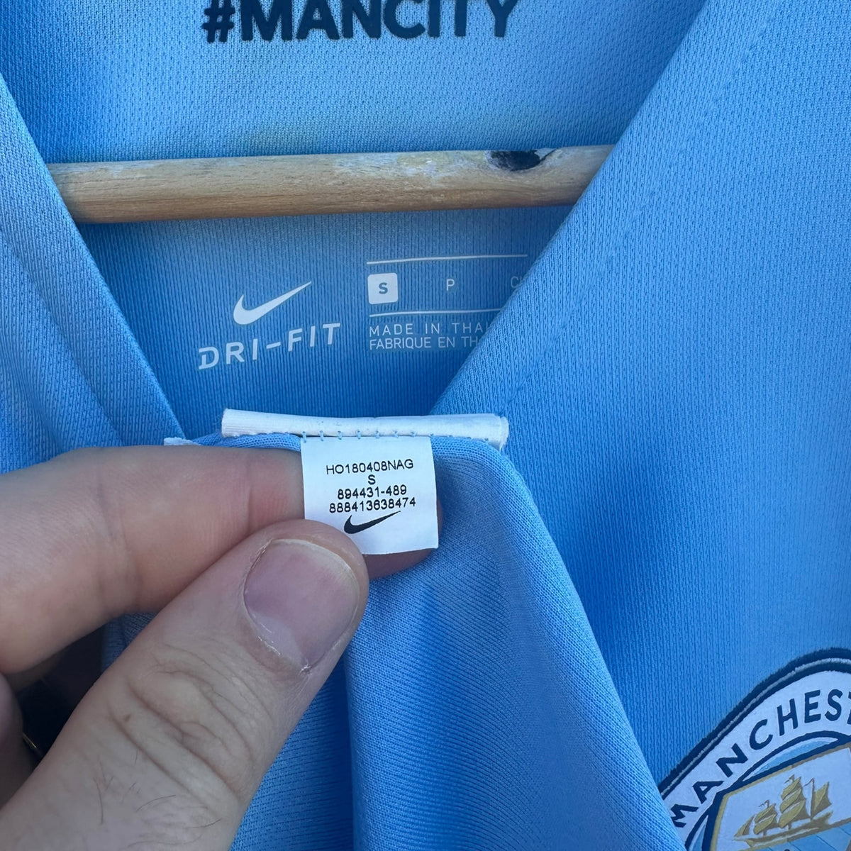 Manchester City 2018-2019 Nike Home Football Jersey