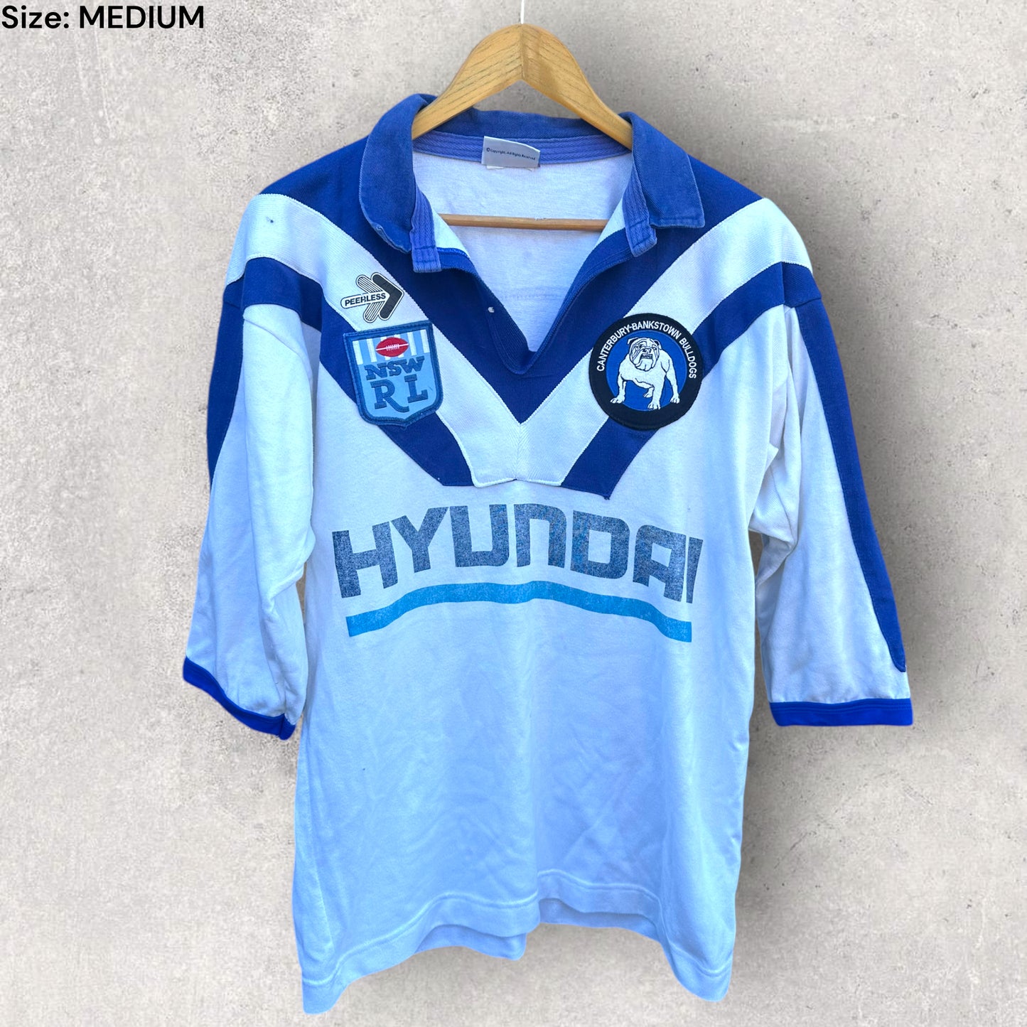 CANTERBURY BULLDOGS 1994 HOME NSWRL JERSEY