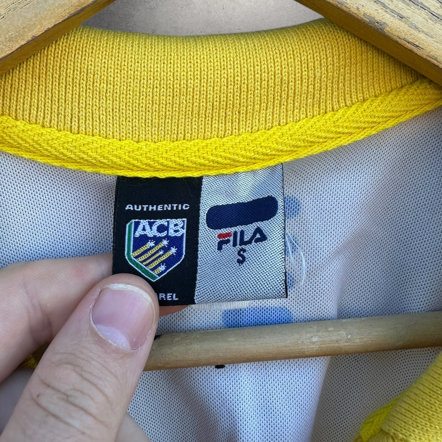 CRICKET AUSTRALIA ACB VINTAGE FILA ONE DAY INTERNATIONAL JERSEY