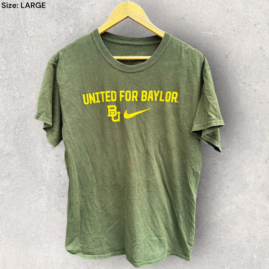 BAYLOR UNIVERSITY NIKE GREEN SHIRT