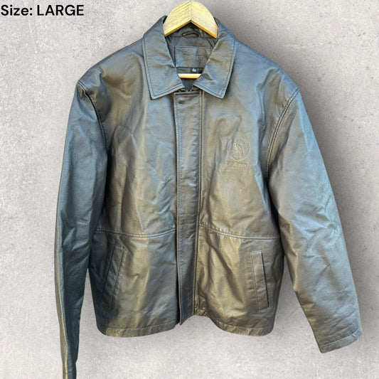 WILD TURKEY BOURBON LEATHER JACKET