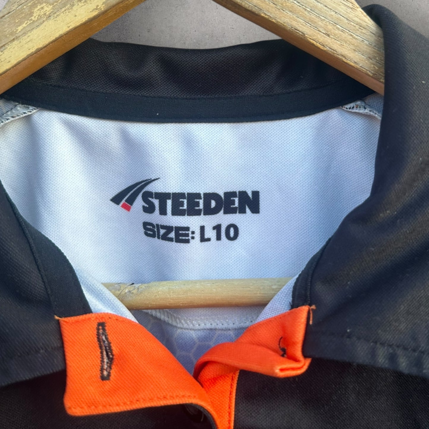 WESTS TIGERS 2025 STEEDAN MEDIA POLO SHIRT