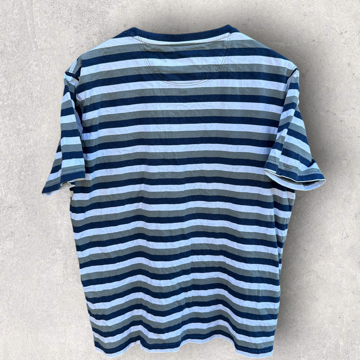 RM Williams Stripped Blue/White/Green Shirt