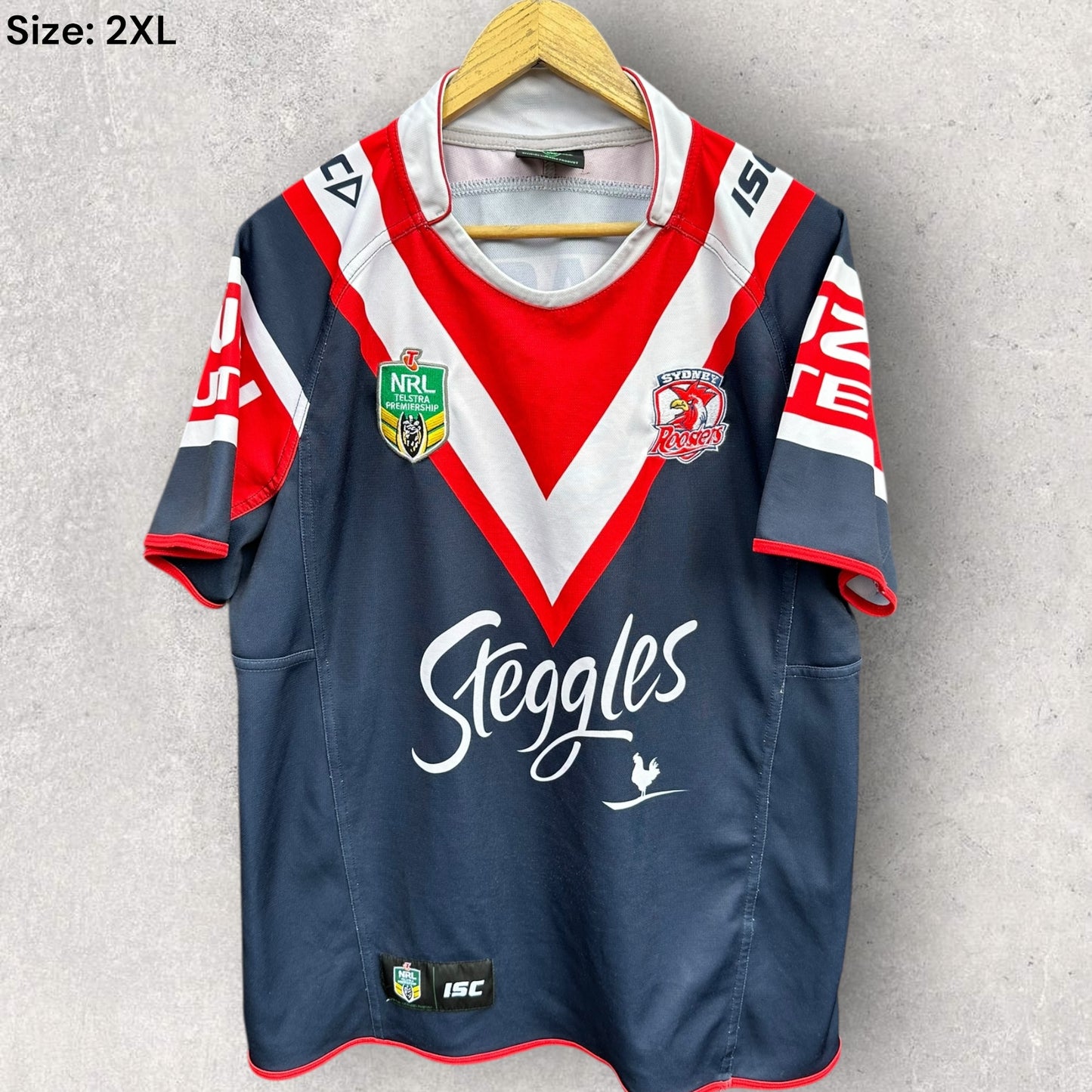 SYDNEY ROOSTERS 2014 ISC HOME JERSEY