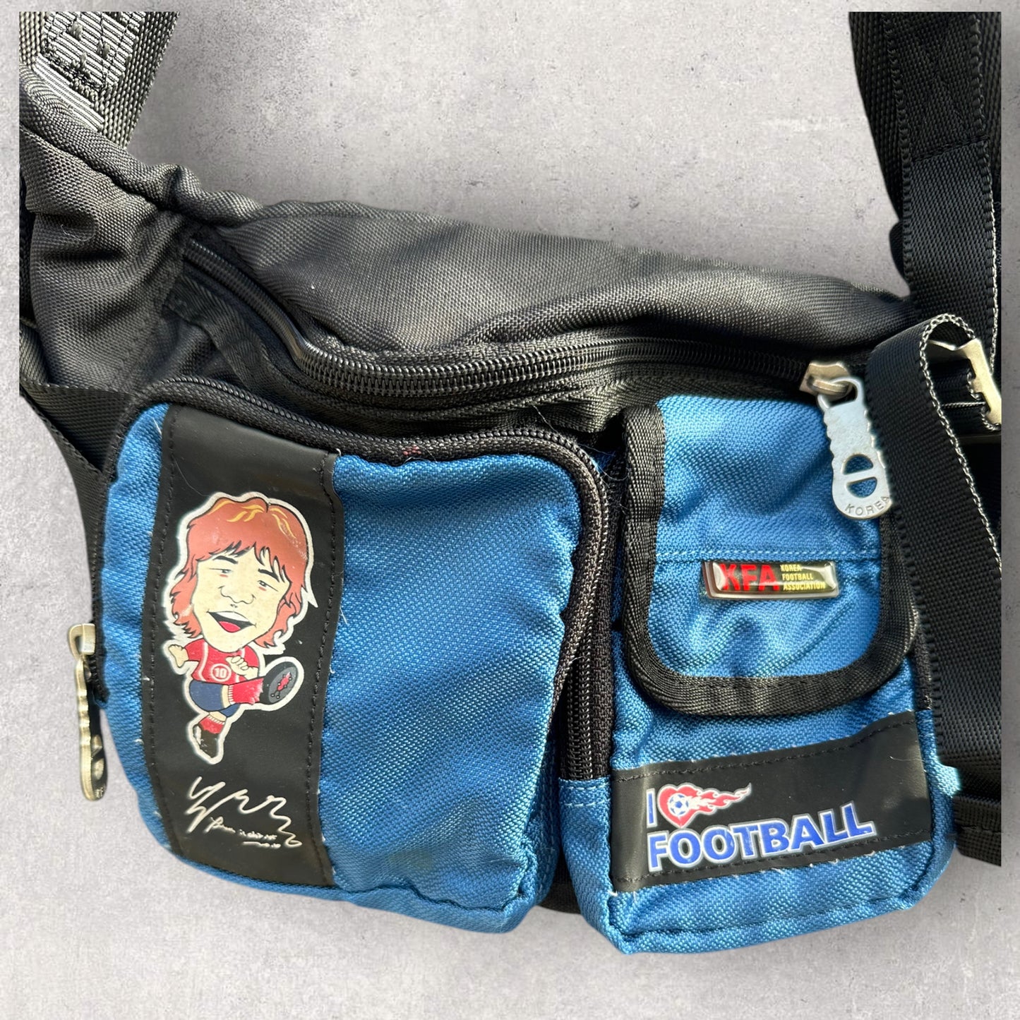 KOREA FOOTBALL BUM BAG VINTAGE