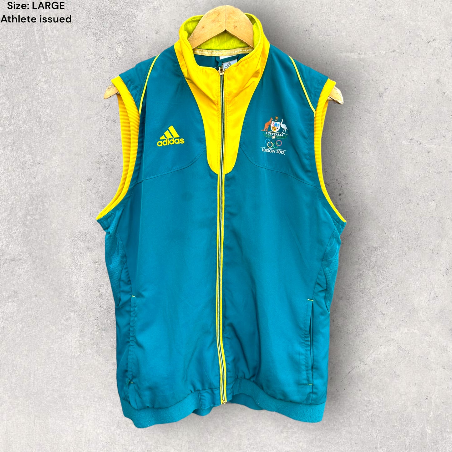 AUSTRALIAN ATHLETE ISSUED LONDON 2012 OLYMPIC GAMES VEST