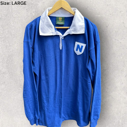 NEWTOWN JETS HERITAGE LONG SLEEVE RUGBY LEAGUE JERSEY