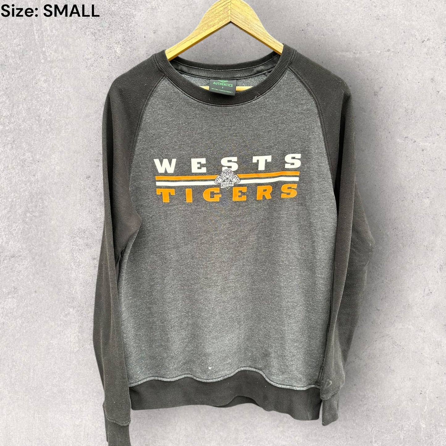 Wests Tigers Crew Neck Pullover Nrl Jumper