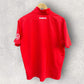 SYDNEY SWANS NIKE ON FIELD RED MEDIA POLO SHIRT