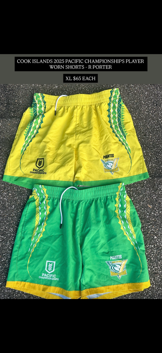 COOK ISLANDS YELLOW SHORTS