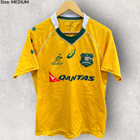 AUSTRALIAN WALLABIES ASICS SHORT SLEEVE JERSEY
