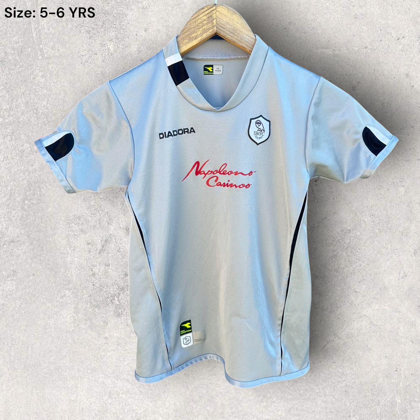 Sheffield Wednesday 2004-2005 Away Kids Football Jersey