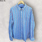 TOMMY HILFIGER WHITE / RED / BLUE BUTTON UP LONG SLEEVE SHIRT