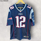 Tom Brady New England Patriots On Field Nike NFL Navy Blue Jersey