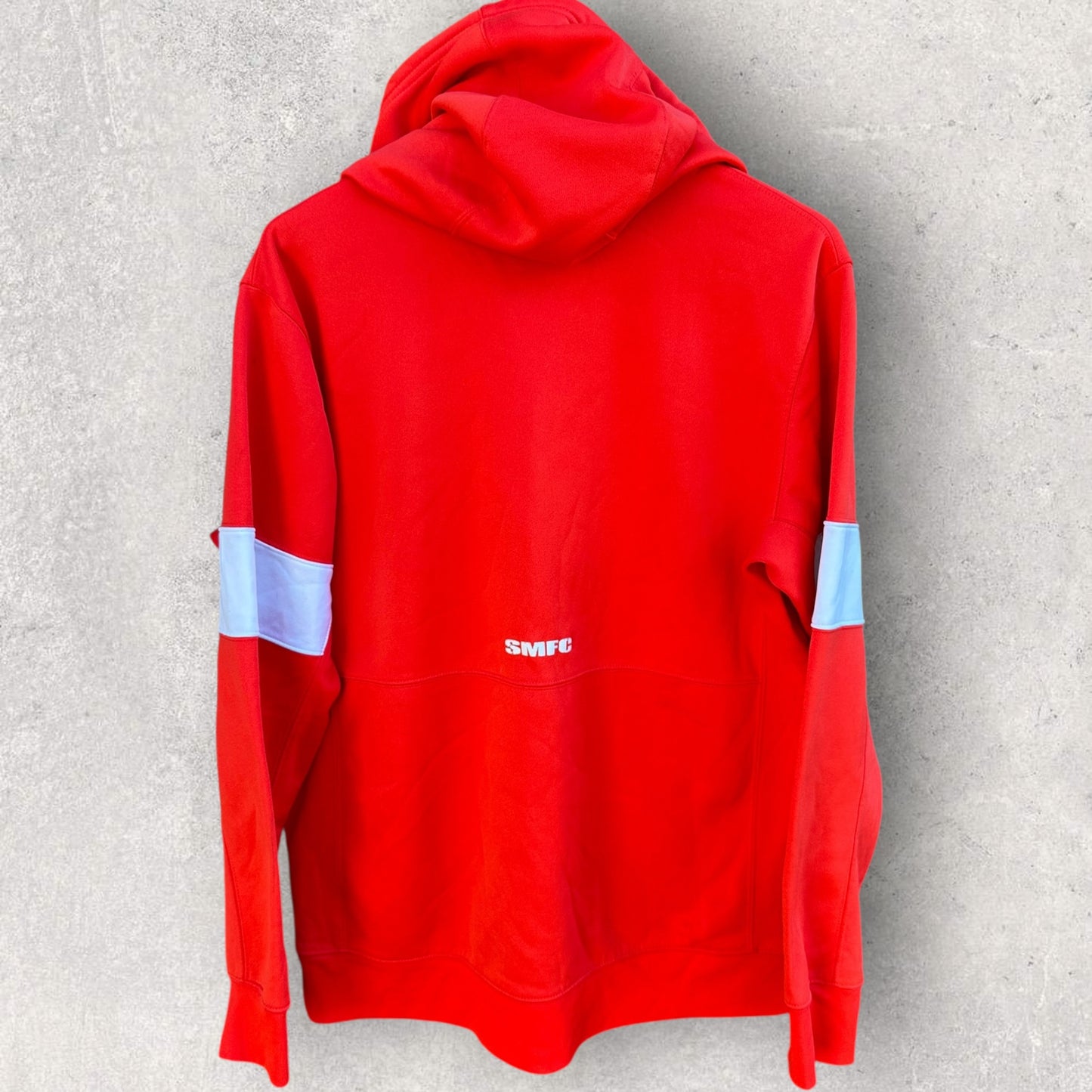 SYDNEY SWANS NIKE ON FIELD RED HOODED JUMPER