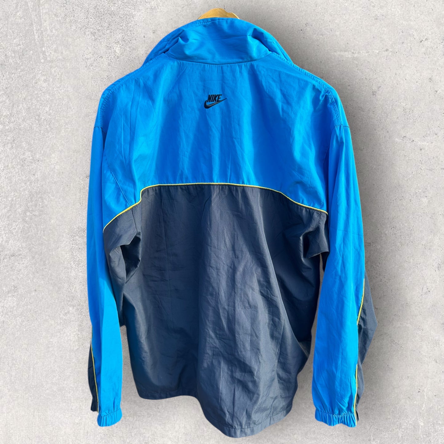 NIKE BLUE VINTAGE WINDBREAKER JACKET
