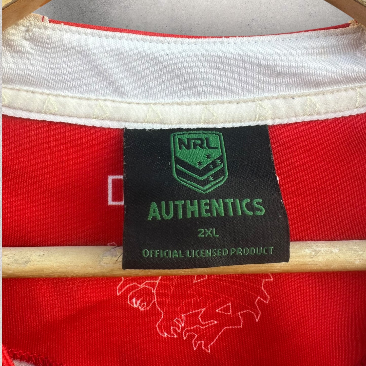 St George Illawarra Dragons 2016 Away ISC NRL Jersey
