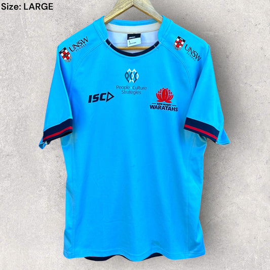NSW Waratahs ISC Super Rugby Short Sleeve Union Jersey