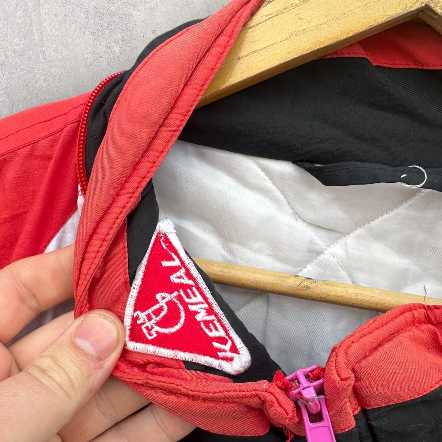 NEBRASKA HUSKERS NCAA KEAMEAL VINTAGE 90s JACKET