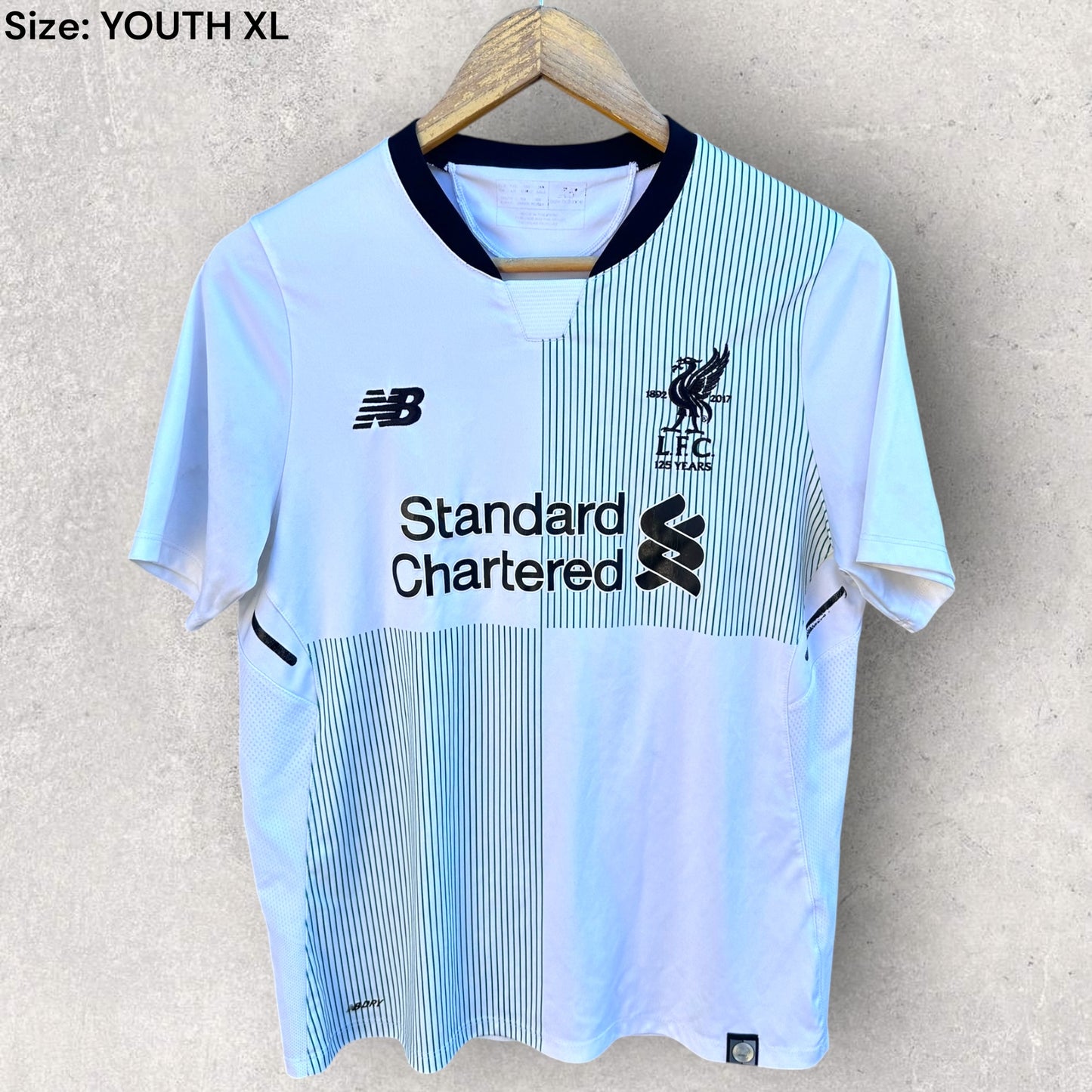 LIVERPOOL FC 2017-2018 NEW BALANCE AWAY FOOTBALL JERSEY