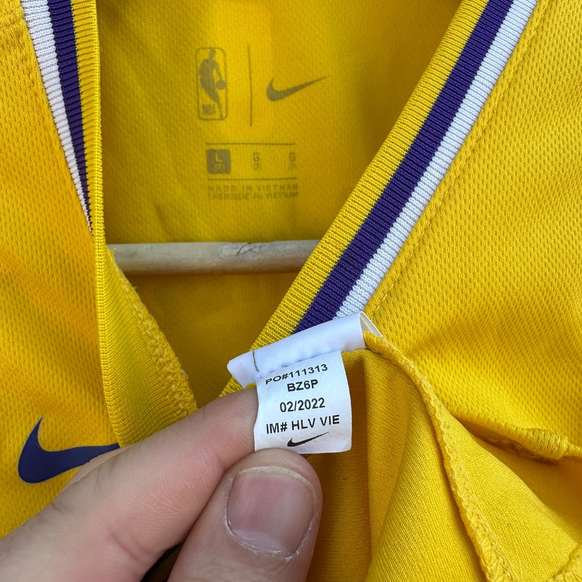 Lebron James LA Lakers 2022 Nike Kids NBA Basketball Jersey