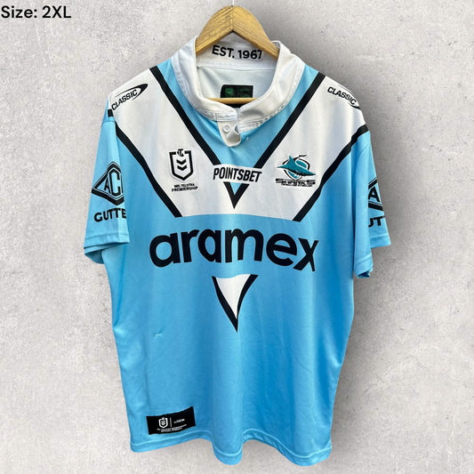 CRONULLA SHARKS 2023 HERITAGE RUGBY LEAGUE JERSEY