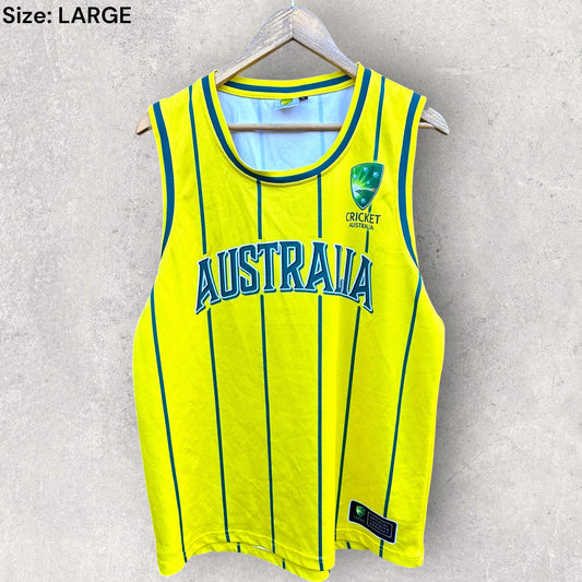 CRICKET AUSTRALIA TRAINING SINGLET
