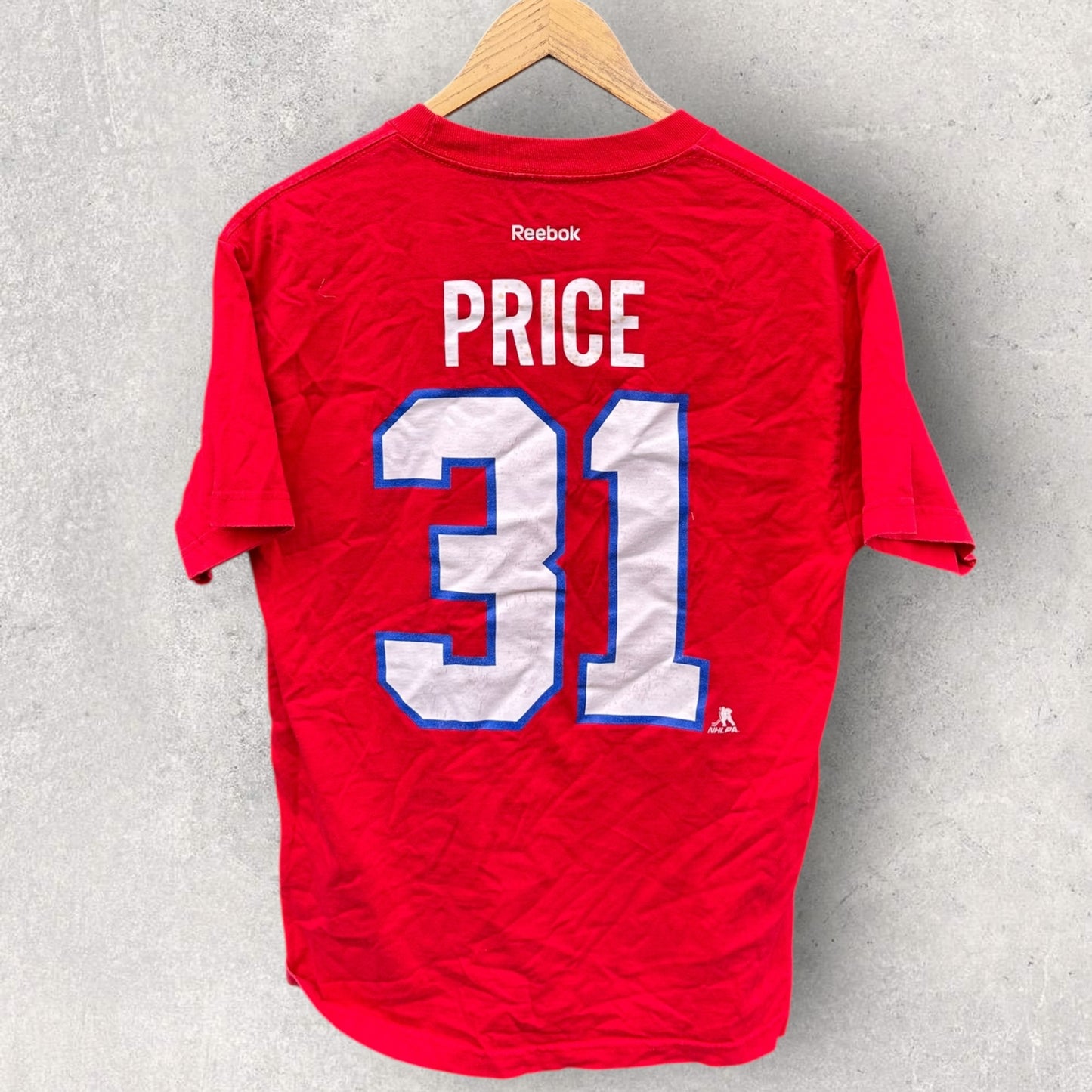MONTREAL CANADIENS CASEY PRICE REEBOK SHORT SLEEVE NHL SHIRT