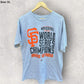 SAN FRANCISCO GIANTS WORLD SERIES CHAMPIONS GREY MLB SHIRT