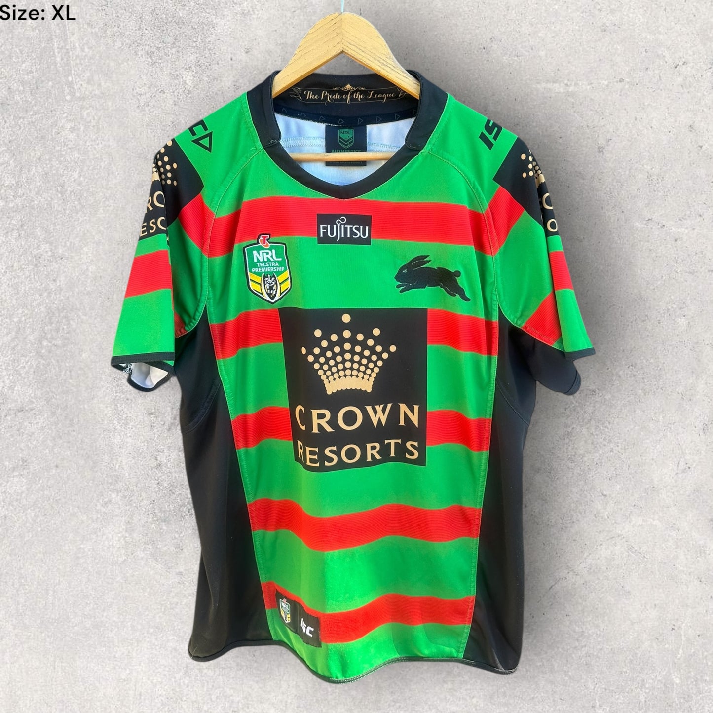 SOUTH SYDNEY RABBITOHS 2015 ISC HOME JERSEY