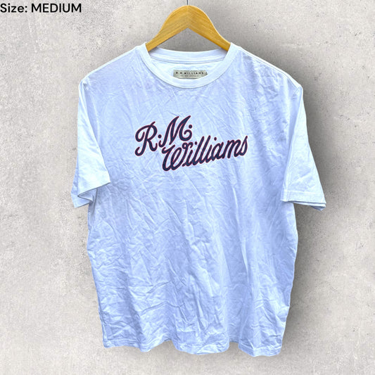 RM WILLIAMS WHITE SHORT SLEEVE SHIRT