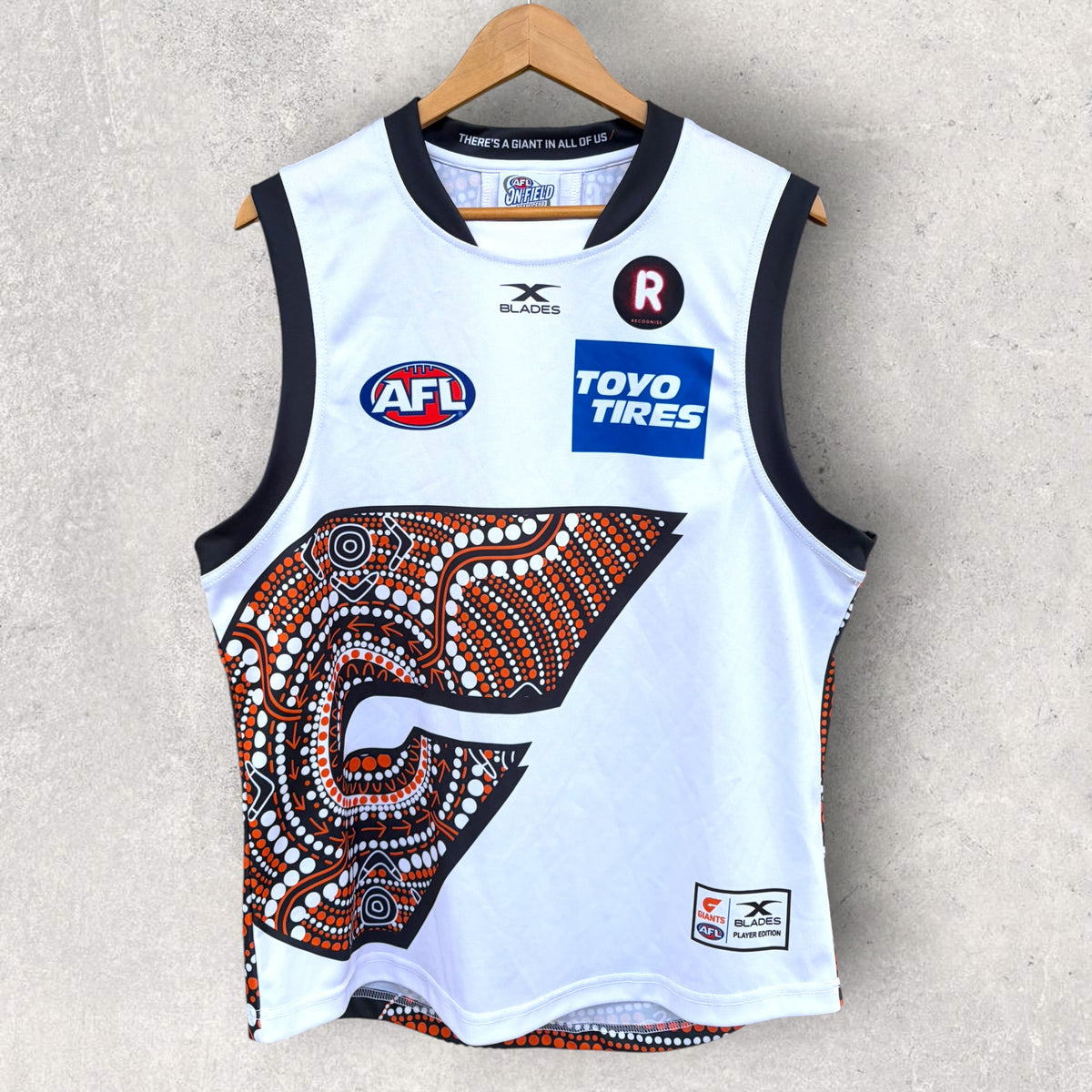 Greater Western Sydney GSW Giants 2017 Indigenous Round Player Edition AFL Guernsey