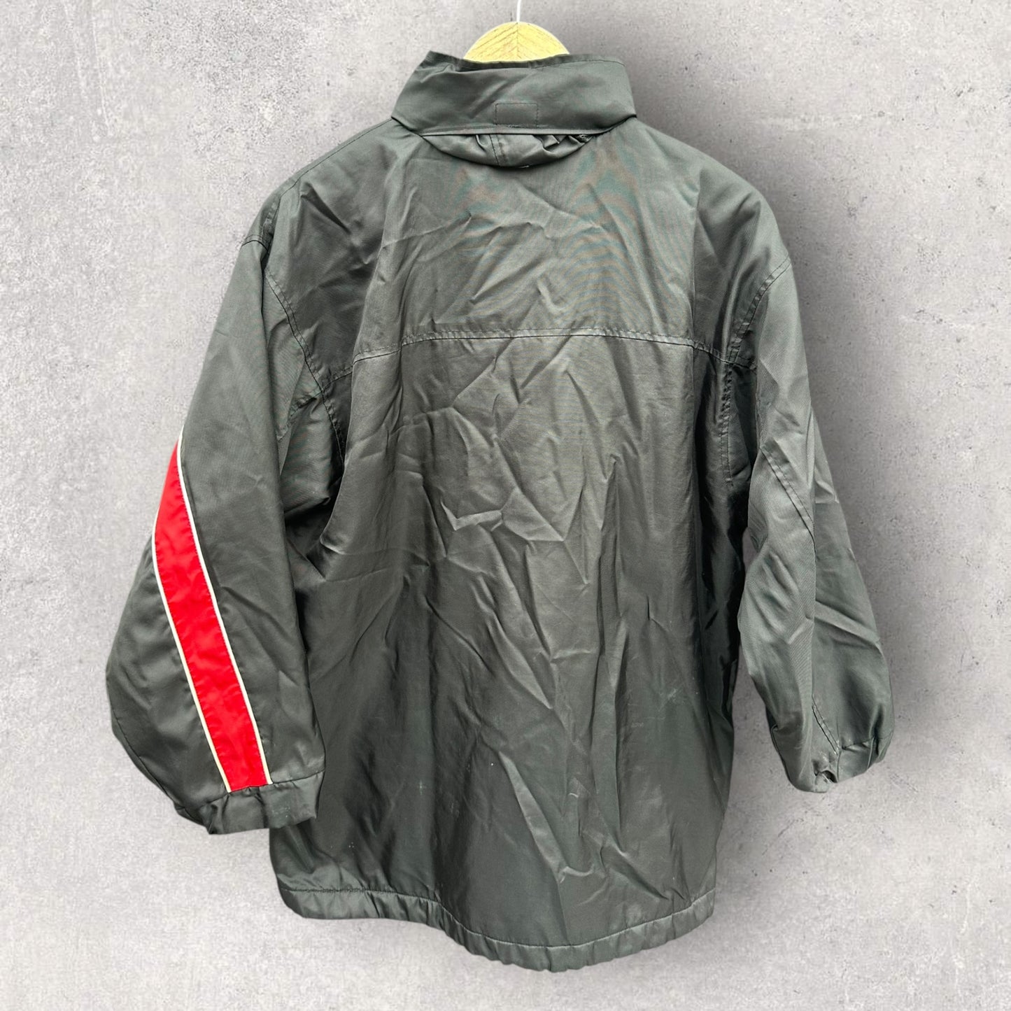 St George Illawarra Dragons Vintage Full Zip Black Fleece Hooded Jacket