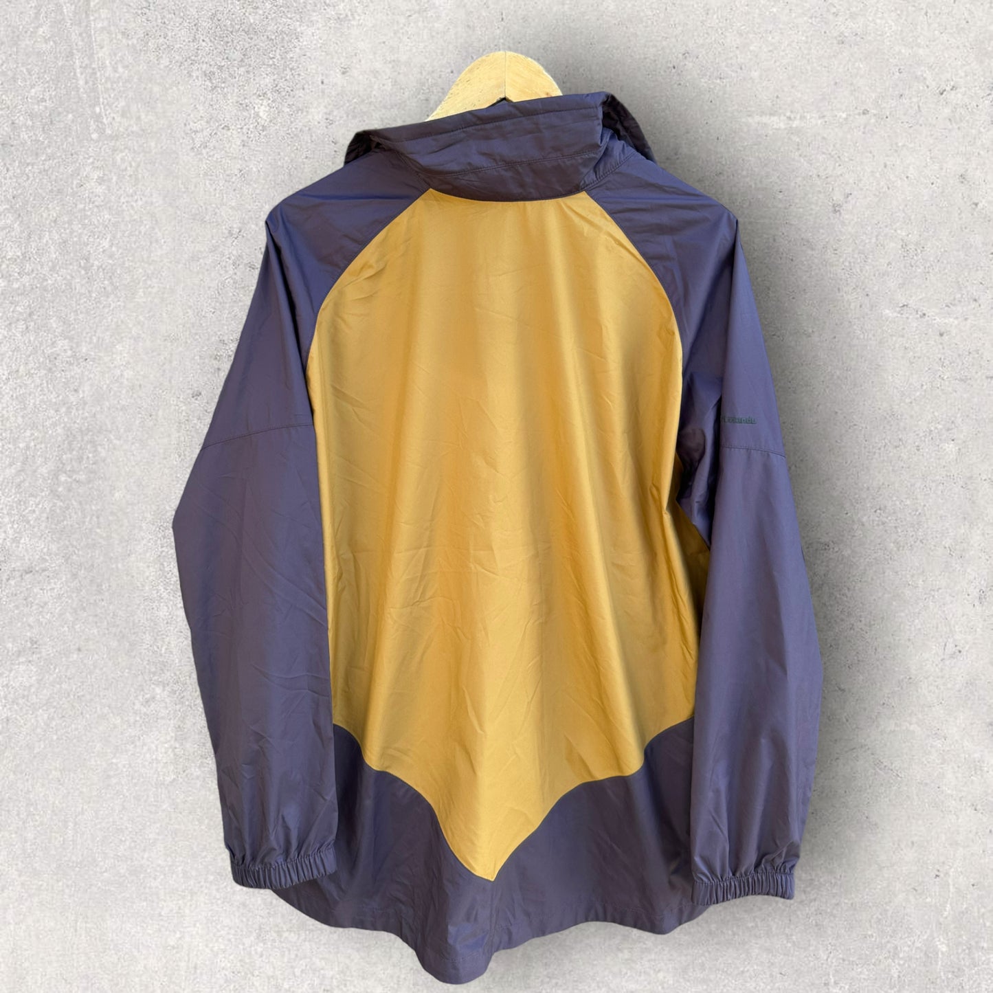 KATHMANDU LADIES GREY & MUSTARD WINDBREAKER JACKET