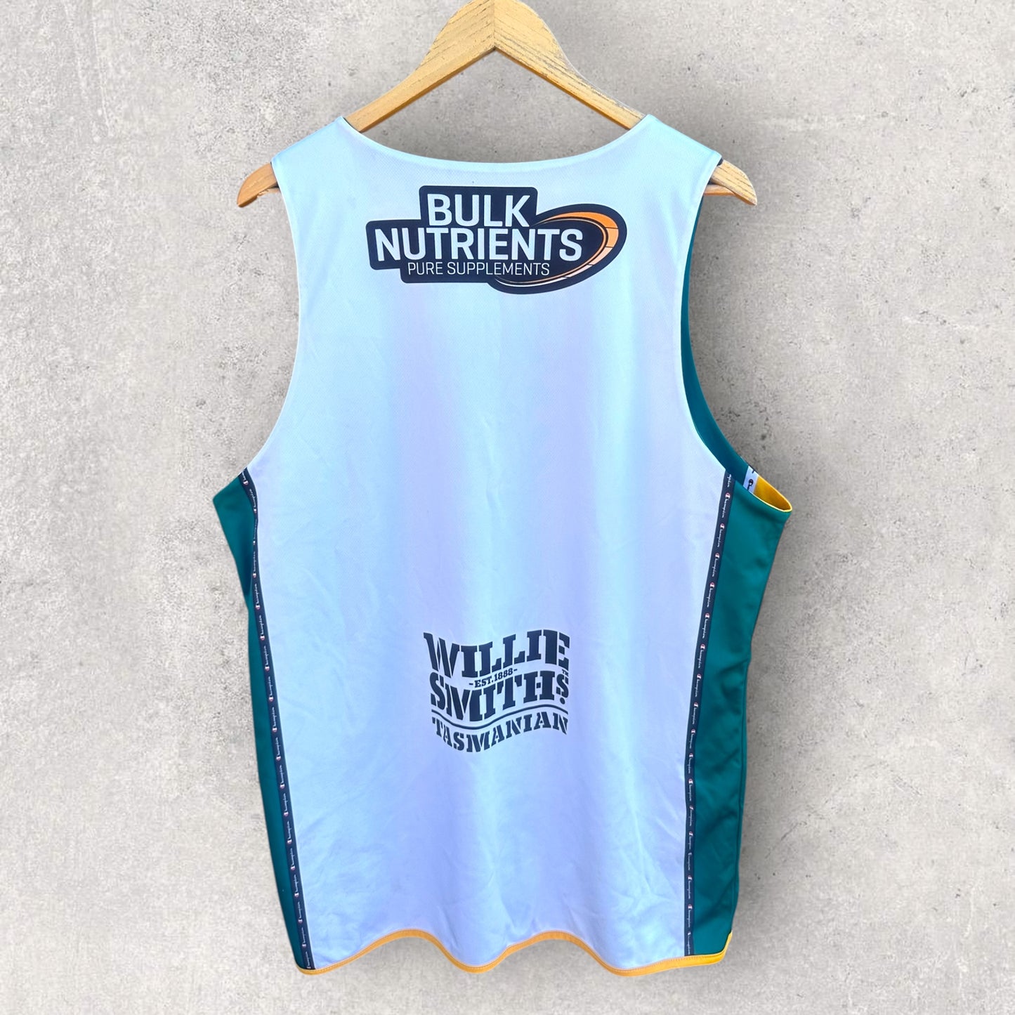 TASMANIA JACKJUMPERS PLAYER ISSUED REVERSE TRAINING JERSEY