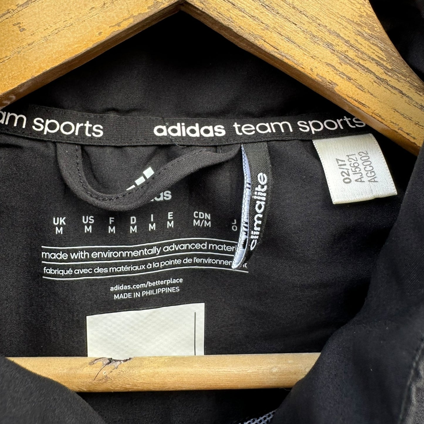 NEW ZEALAND REFEREES ADIDAS BLACK RUGBY UNION JACKET