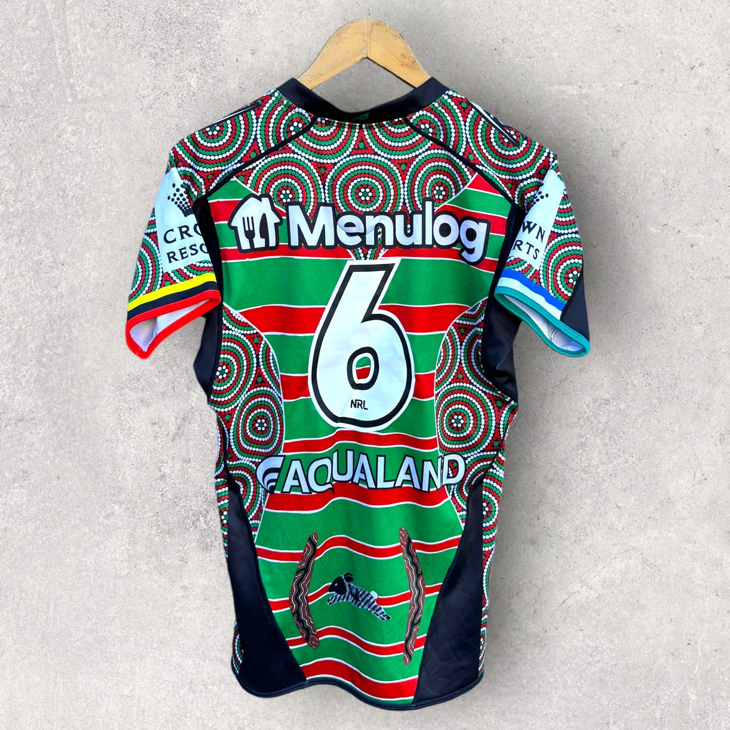 SOUTH SYDNEY RABBITOHS 2023 CODY WALKER PLAYER ISSUED INDIGENOUS JERSEY