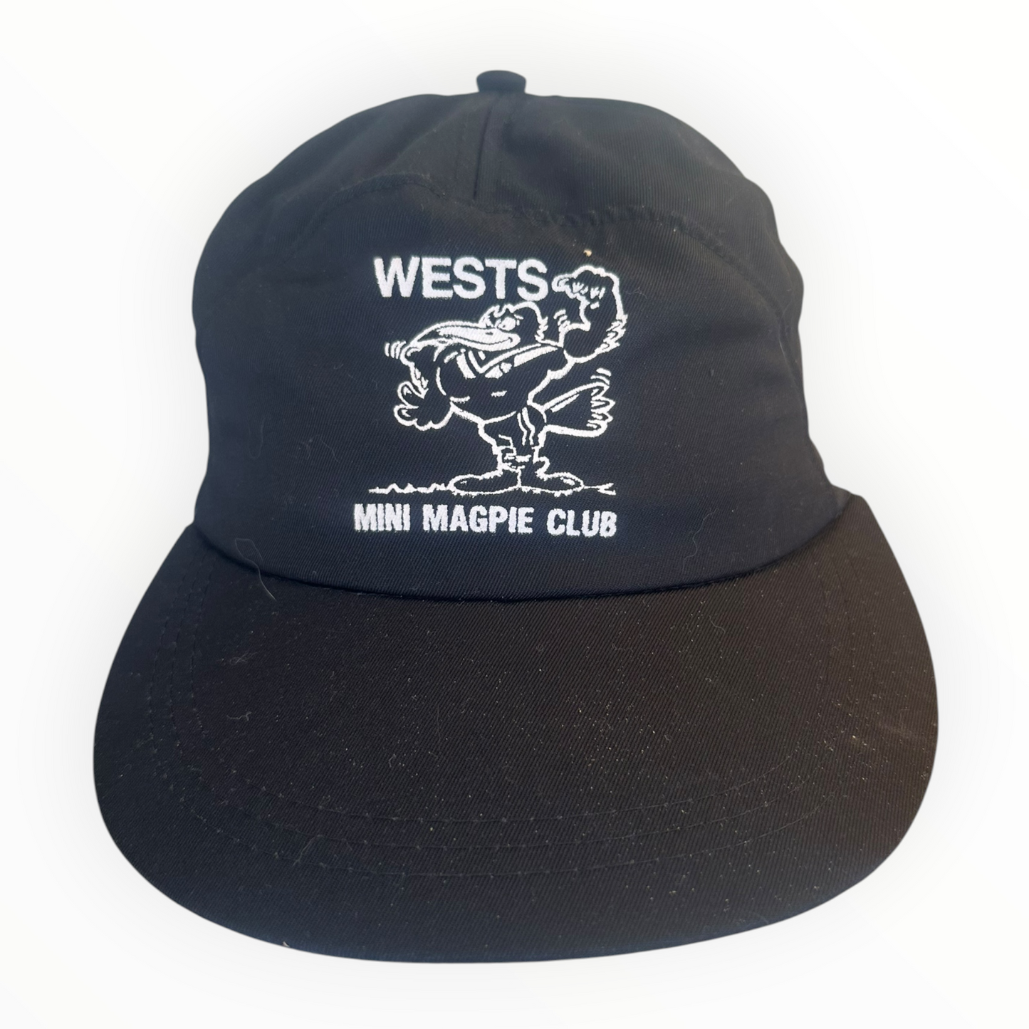Wests Magpies Mini Magpie Club Vintage Rugby League Snap Back Hat Cap